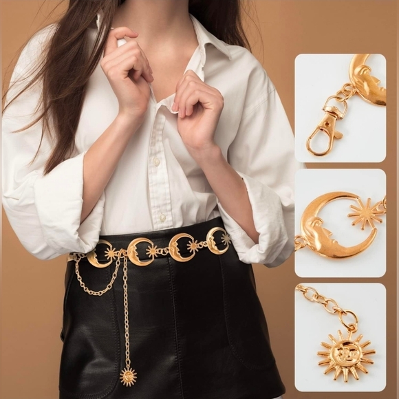 Gold Moon Belt / Belly Chain - Picture 5 of 5